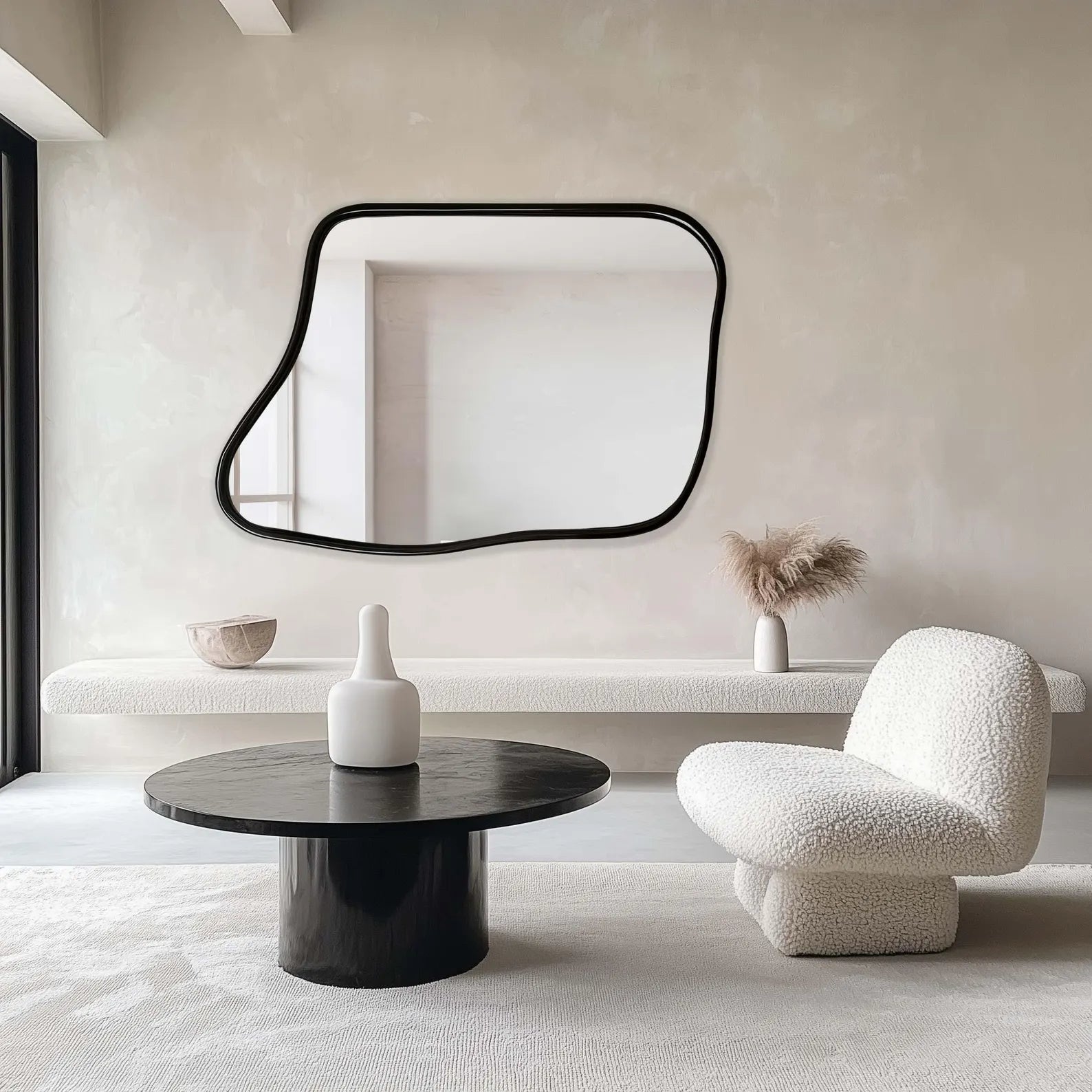 Pokochic Hallway Entryway Minimalist Bedroom Bathroom Mirror