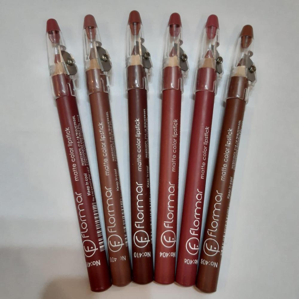 6 x Lip Pencil, smudge proof