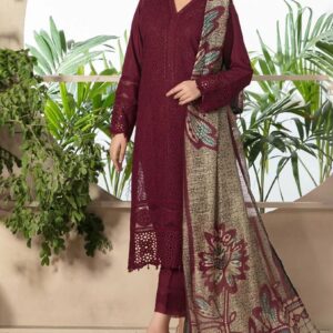 Cahrizma, 3PC Heavy Suit Front shirt heavy Chiken Kari shirt embroidery