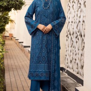 Cahrizma, 3PC Heavy Suit Front shirt heavy Lazer Cut Chiken Kari