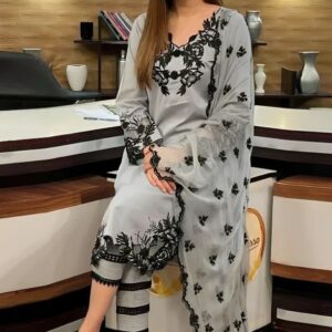 3PC Heavy Suit Front shirt heavy Panel shirt embroidery