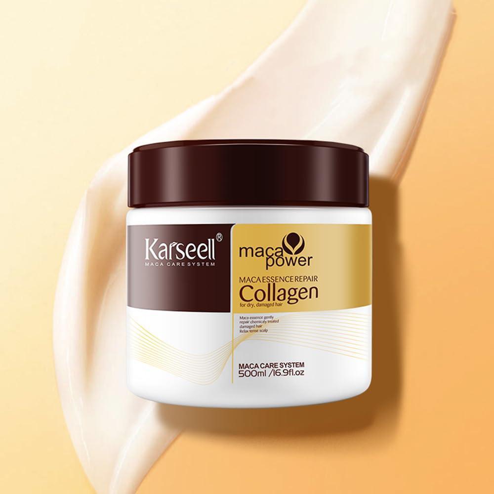 Collagen Hair Treatment Deep Repair Conditioning Argan Oil Collagen Hair Mask