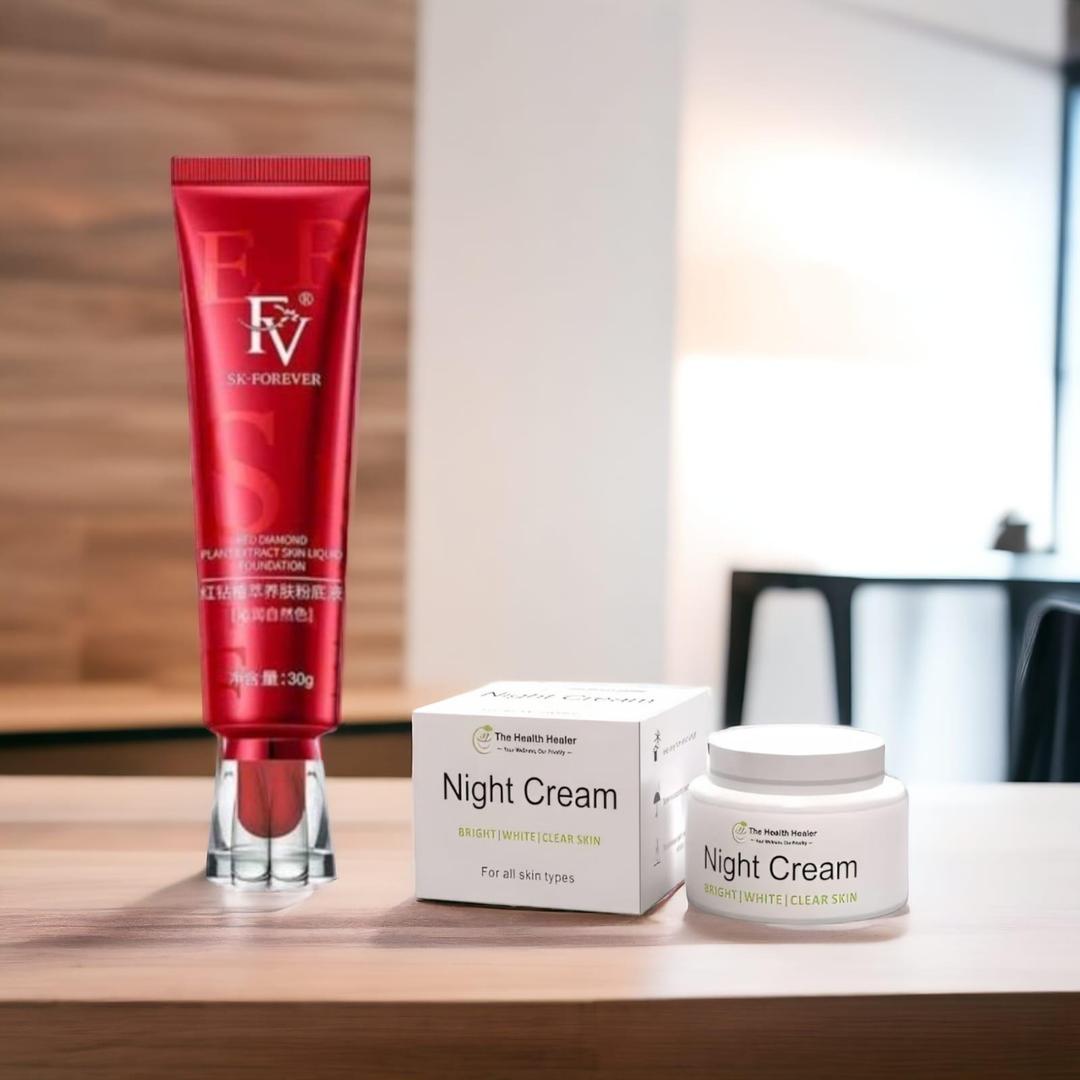 2 in 1 Night cream & Foundation