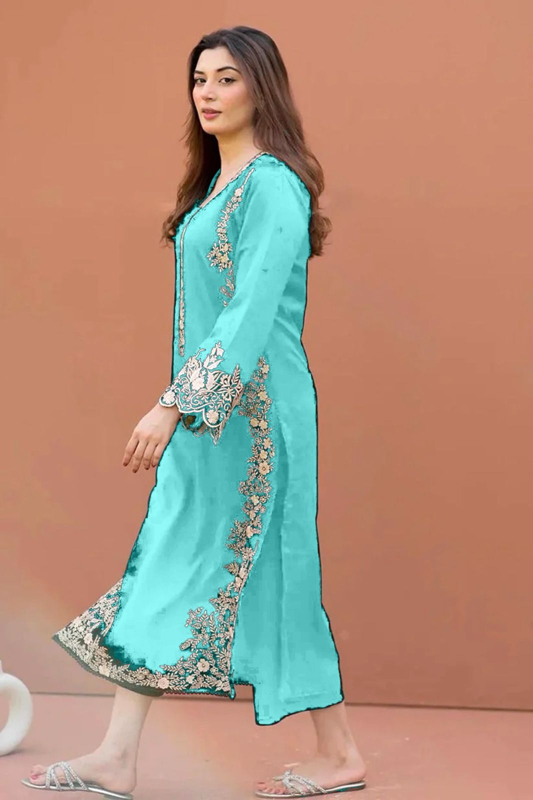2PC Heavy Suit Front shirt heavy shirt embroidery