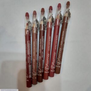 6 Lip Pencil, smudge Proof , Highly pigmented