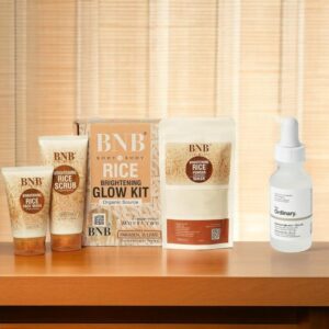 4 in 1 Niacinamide, Face wash, Scrub , Face Sheet Mask