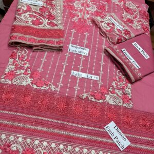 3PC Heavy Suit Front shirt heavy Sequence shirt embroidery