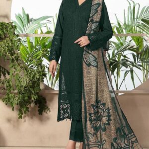3PC Heavy Suit Front shirt heavy Chiken Kari shirt embroidery