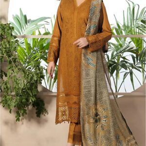 3PC Heavy Suit Front shirt heavy Chiken Kari shirt embroidery