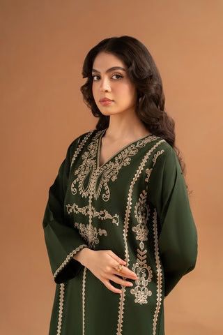 2PC Heavy Suit Front shirt heavy shirt embroidery