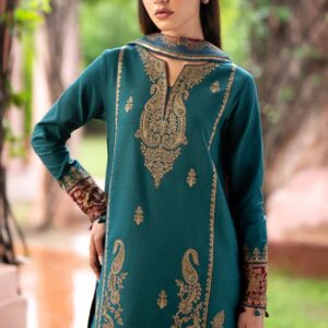 3PC Heavy Suit Front shirt heavy Crosstich shirt embroidery