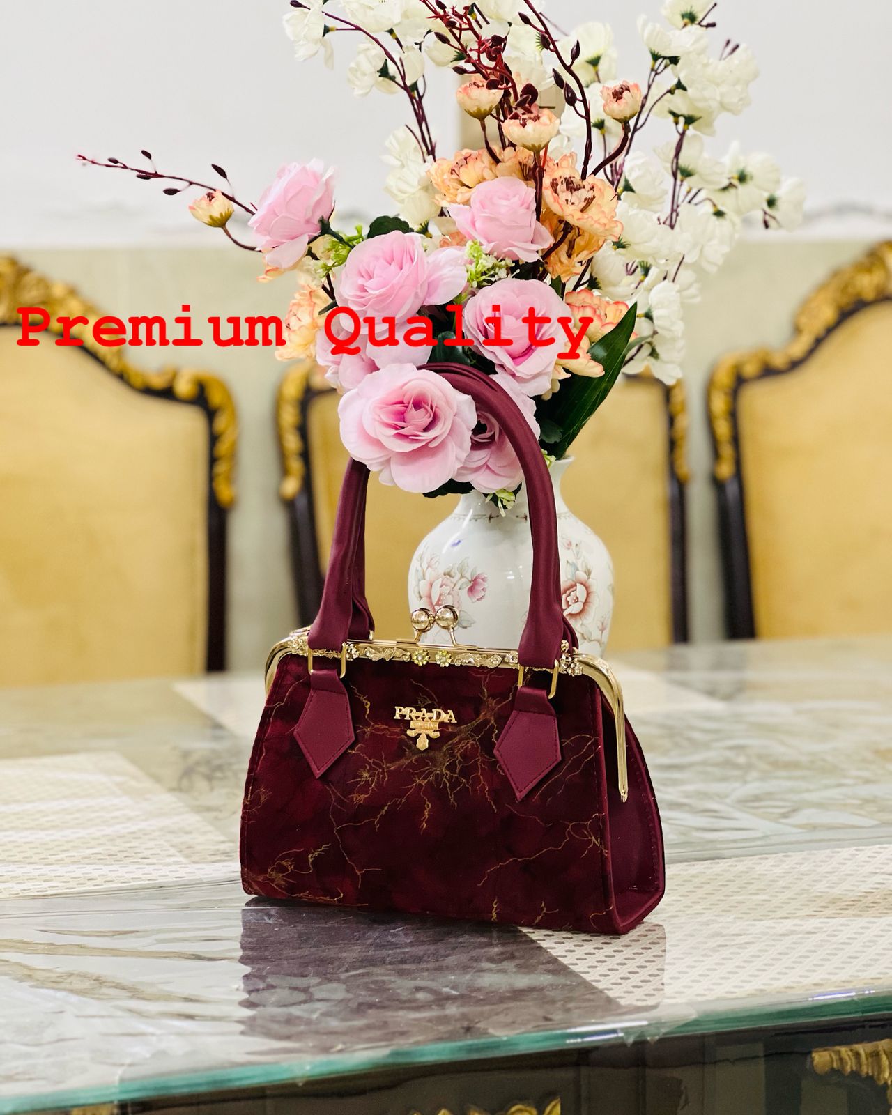 Premium quality Valvet Luxury Bag for Girls