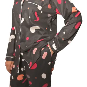Women’s Floral Print Rayon Fabric Night Suit Set