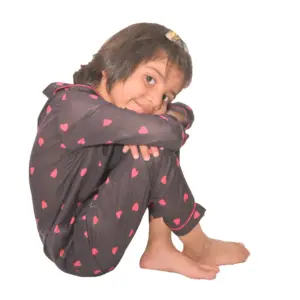 Cotton Ladies Black Black Night dress For Kids
