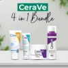 CeraVe Acne Cleanser, retinol Oil, Night Cream, Mineral sunscreen