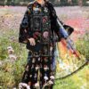 Printed Cotton Front, Back , Sleeves and embroidered patch - Image 6