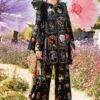 Printed Cotton Front, Back , Sleeves and embroidered patch - Image 3