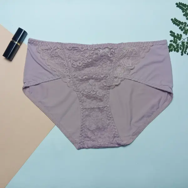 Silky Lace High-Waist Panty - Image 3