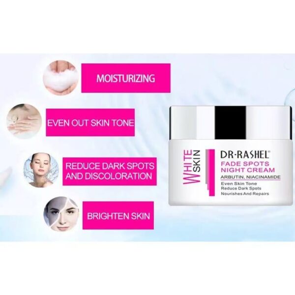 Dr. Rashel Fade Spots Night Cream , Arbutin, Niacinamide - Image 2