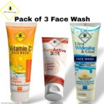 3 in 1 Vitamin C, All In One - Scrub, Mask, Face Wash, Whitening And Brightening