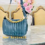 Gold think Chain Bag Party Small Clutch Soft PU Leather Crossbody Female