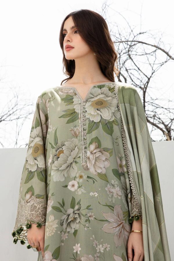 Printed Cotton Front , Back, Chiffon Dupatta & Trouser