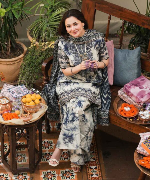 Cotton Printed Front , back , Sleeves and Embriodered Patch - Image 5