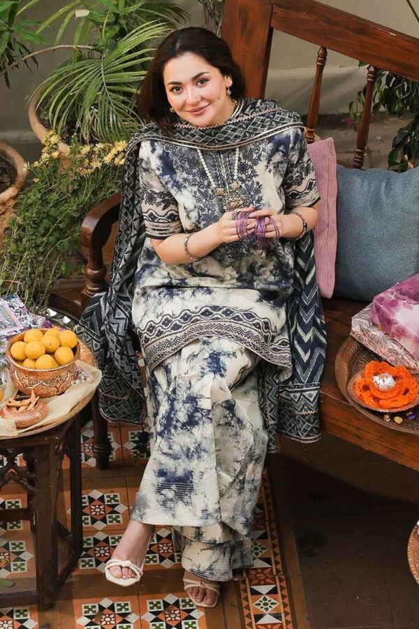 Cotton Printed Front , back , Sleeves and Embriodered Patch - Image 4