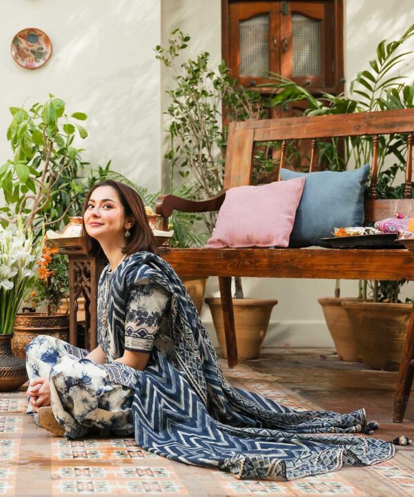 Cotton Printed Front , back , Sleeves and Embriodered Patch - Image 3