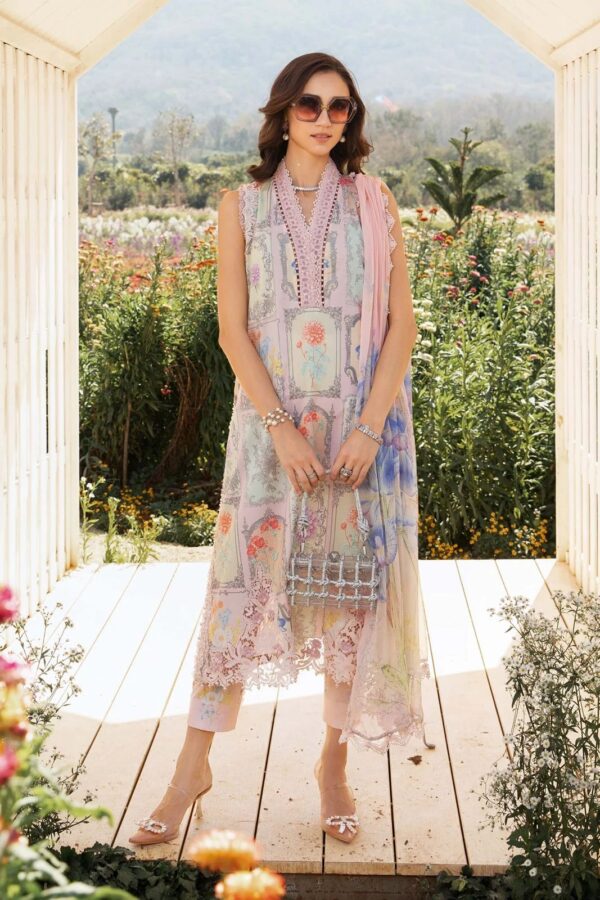 Printed Cotton Front, Back , Sleeves and embroidered patch - Image 5