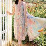 Printed Cotton Front, Back , Sleeves and embroidered patch