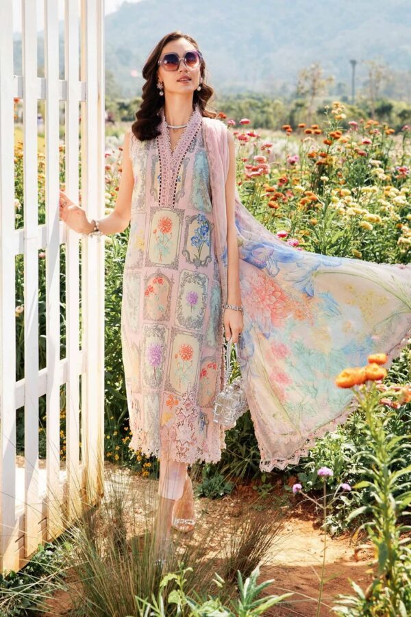 Printed Cotton Front, Back , Sleeves and embroidered patch - Image 6