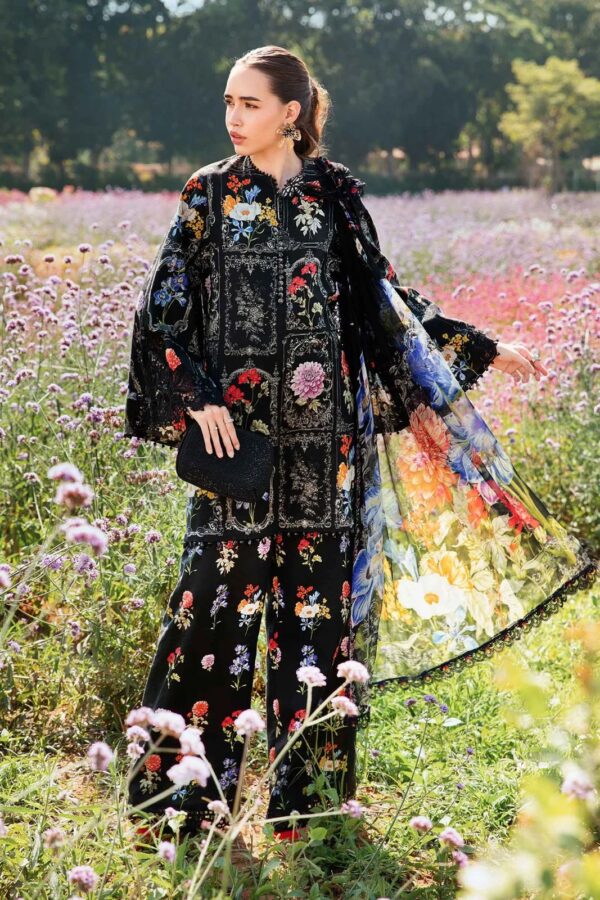 Printed Cotton Front, Back , Sleeves and embroidered patch - Image 6